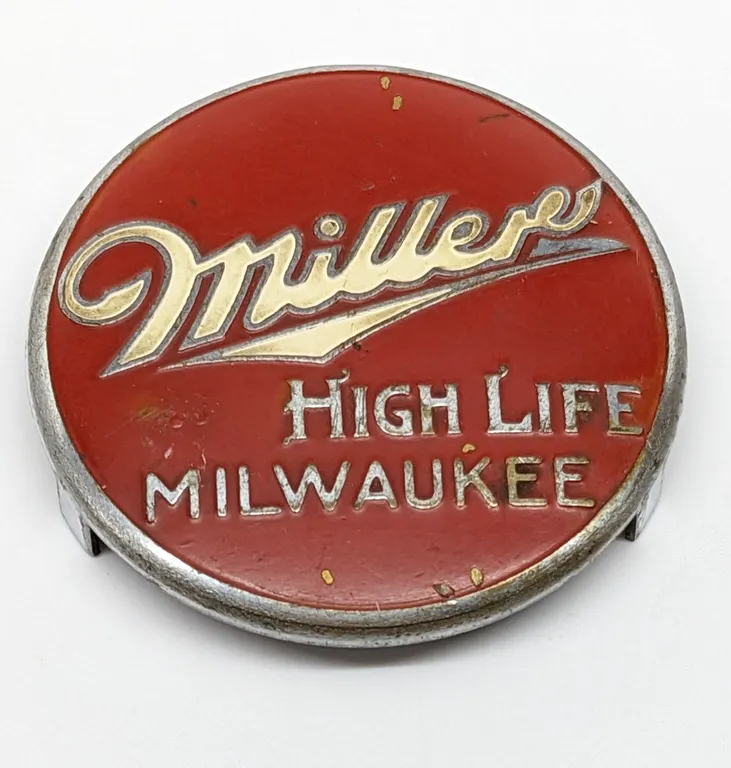 BALL TAP KNOB INSERT MILLER HIGH LIFE BEER MILWAUKEE WISCONSIN