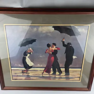 Framed art print of "The Singing Butler" by Jack Vettriano