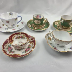 Collection of Teacup with Saucers