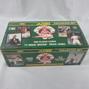 New Old Stock Score 1991 collector set baseball cards unopened