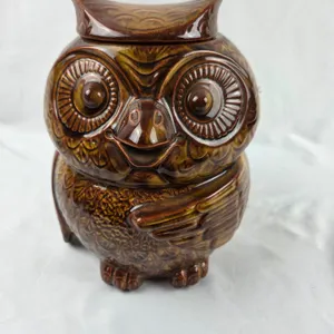 Large owl Cookie Jar