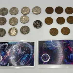 Coin Lot With 1g .999 Silver Rounds and More