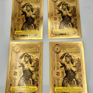 4 Idaho Goldback 1/4 Gold Notes