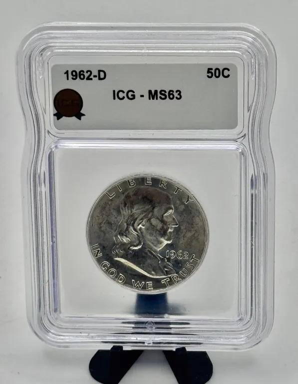 1962-D Franklin Half Dollar ICG MS63