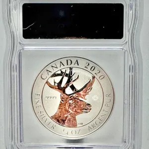 2020 Canada $2 Silver Woodland Caribou Coin 3/4 Oz