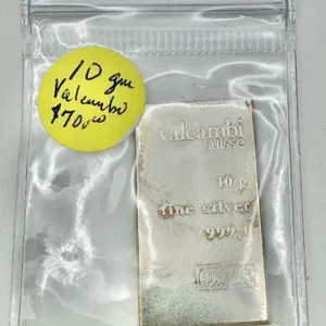 Valcambi Suisse 10g Silver Bar .999