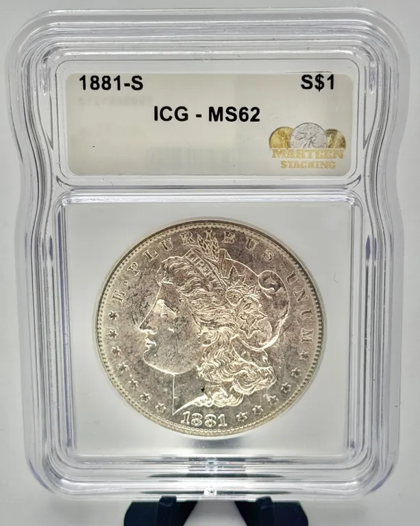 1881-S Morgan Silver Dollar ICG MS62