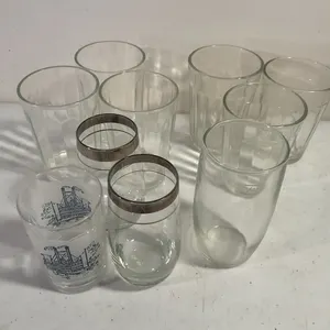 Vintage Assorted Drinking Glasses – 10 Pieces