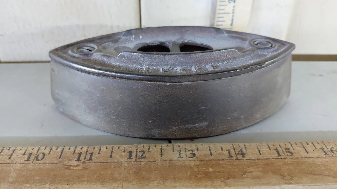 Vintage Western Belle Cast Iron Sad Iron, No Handle
