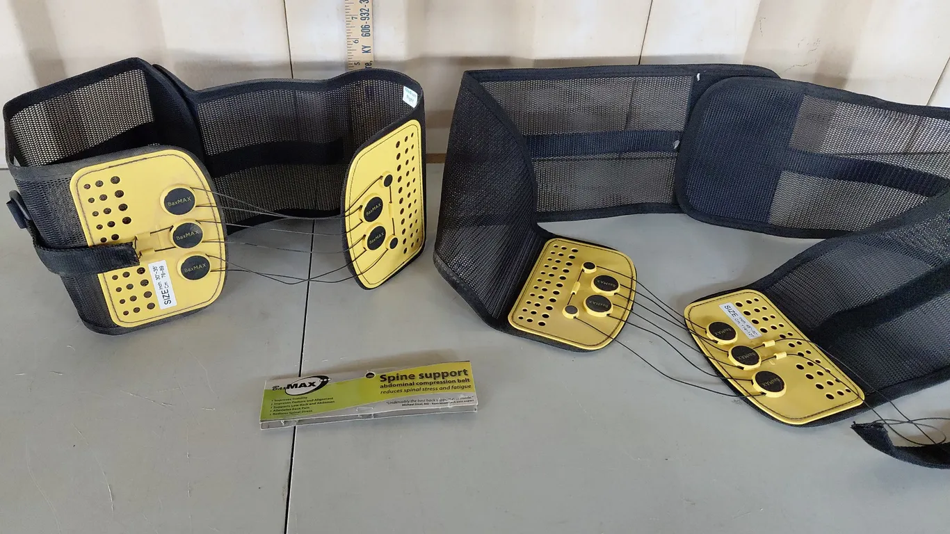 2 Bax Max Spine Support Abdominal Compression Belts