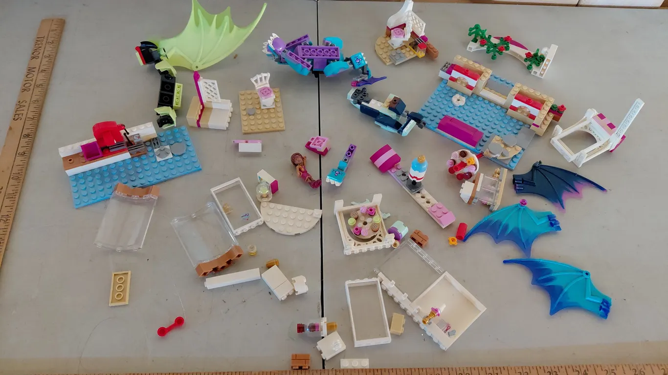 Gallon Baggie Assorted Legos, Some Friendship, Etc.