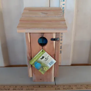 New Cedar Bluebird House 6.5"X6.5"X13"