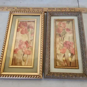 Pair Accent Art Floral 6"X12"