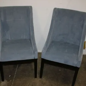 Blue Velvet Accent Chairs