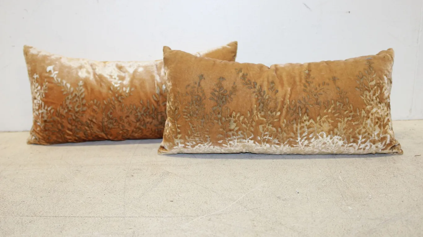 Butterscotch Throw Pillows