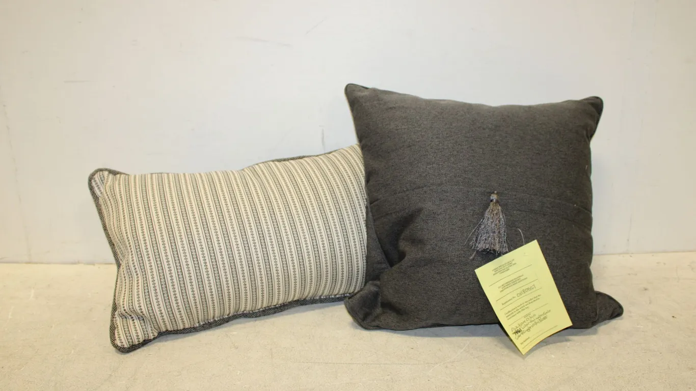 Gray & Charcoal Throw Pillows