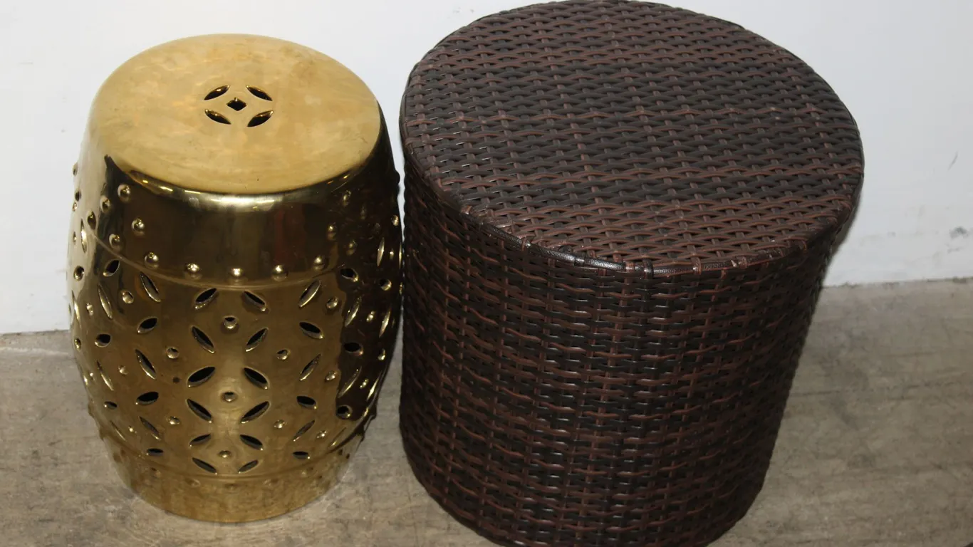 Garden Stool & Ottoman