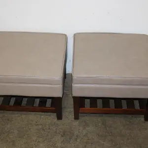 Beige Ottomans