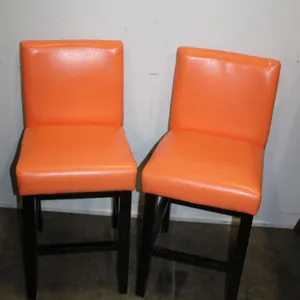 Orange Counter Stools