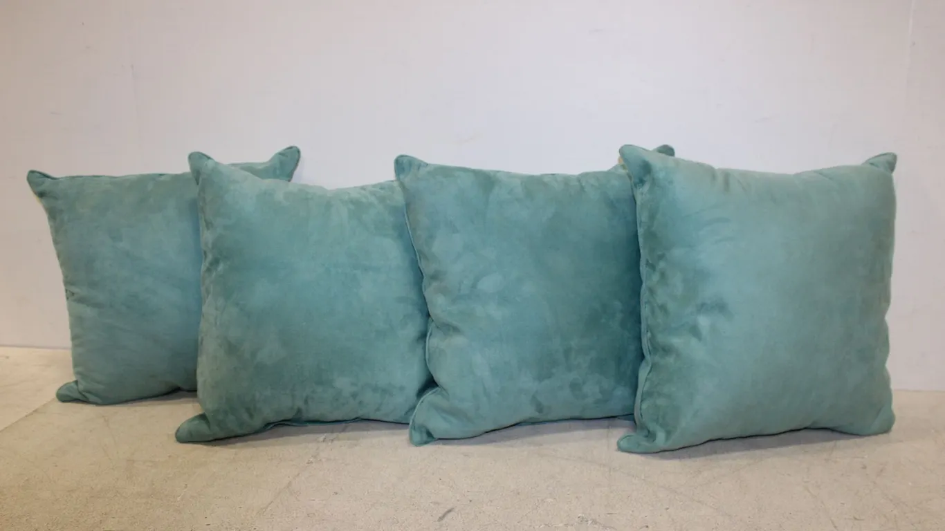 Aqua Throw Pillows