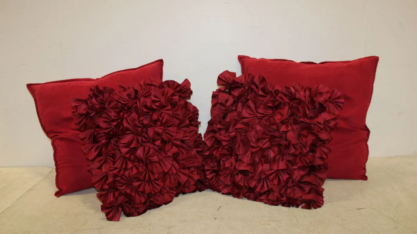 Red Decorative Pillows