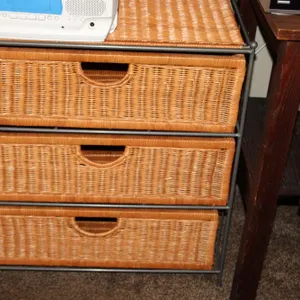 Wicker Drawer Chest