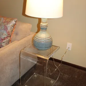 Lamp & Acrylic Table