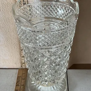 Vintage Anchor Hocking Wexford Vase 6''X10''