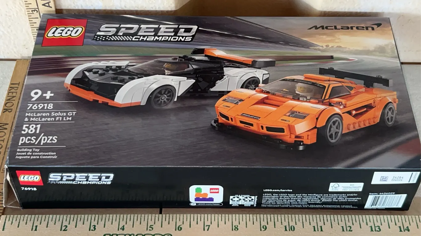 Lego Speed Champions Mclaren Cars Opened, May Be Missing Pieces