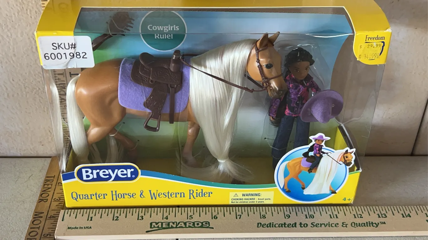 New Breyer Quarter Horse & Western Rider
