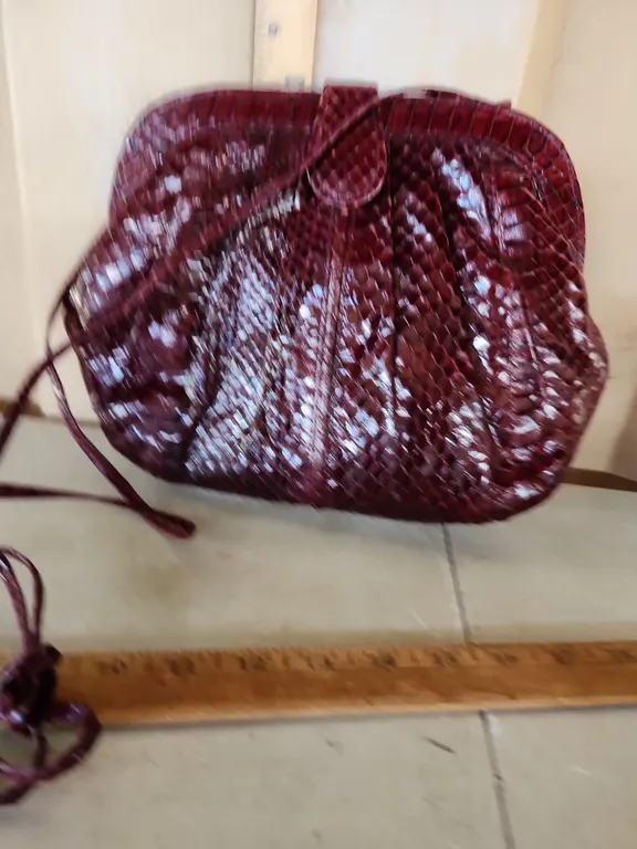 Vintage Elodia El Paso, Texas Purse, Believe To Be Snake Skin