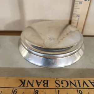 Salisbury Pewter Trinket Box 4.5''X1.5''