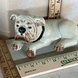 Ceramic Bulldog Shelf Sitter 7''X4''X3.5''