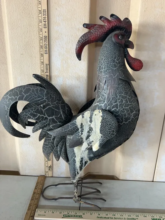 Metal Rooster 17''X7''X24''
