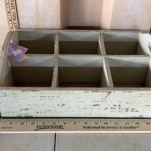 Accents To Beautify Wood Tray 15.4''X10.4''X3.7''
