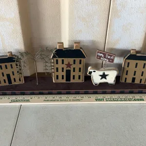 Wood Home Sweet Home Decor 24''X3''X7''