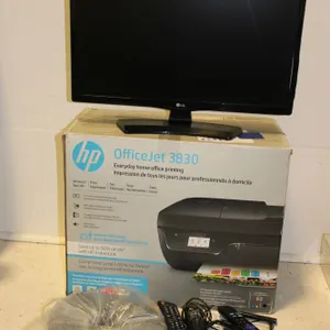 LG Monitor & HP Printer