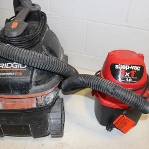 Ridgid & Shop-Vac Vacuums