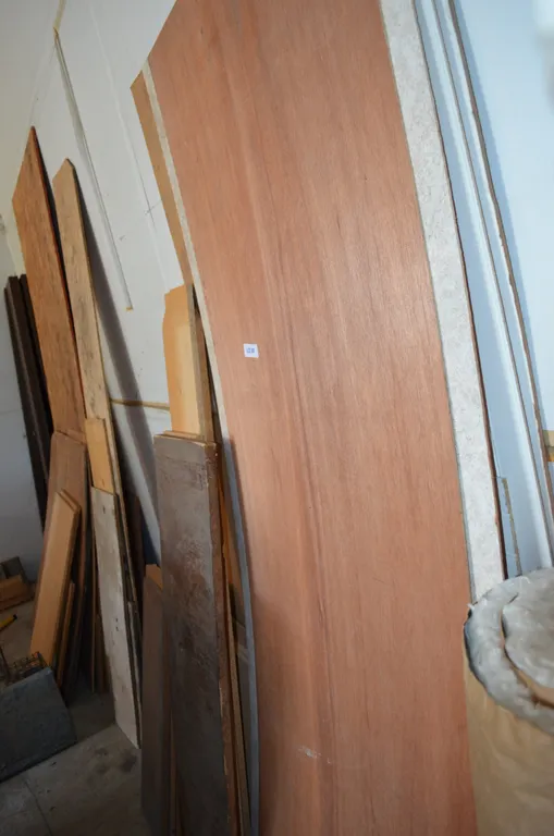 Pieces of Lumber, cut off, 4x8 Sheet, Closet Doors, Plywood