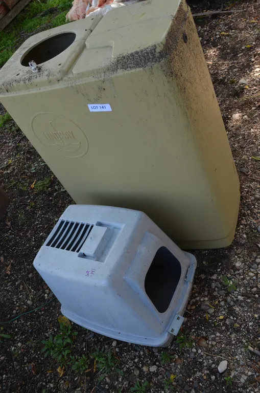 Pet Litter Box, Water Tank from water softener