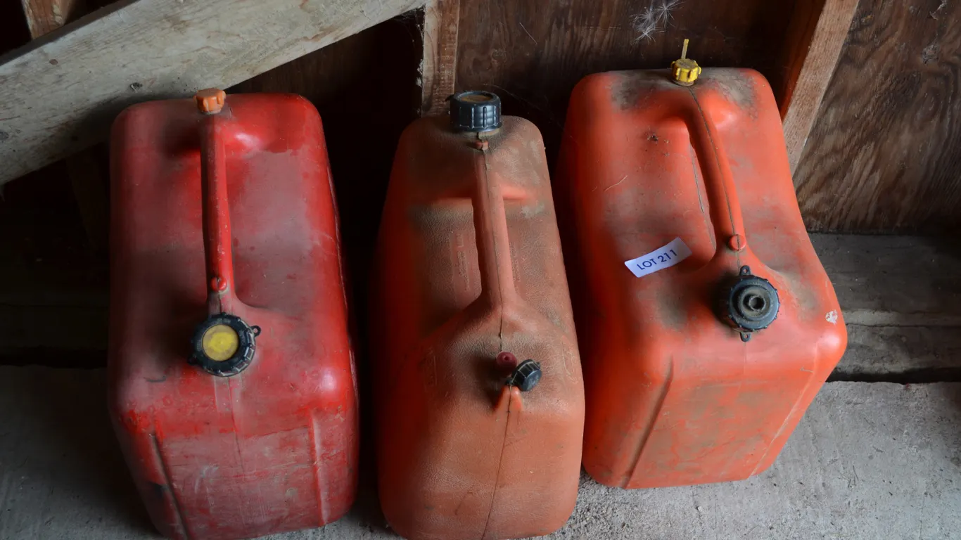 3 Plastic Gas Jugs