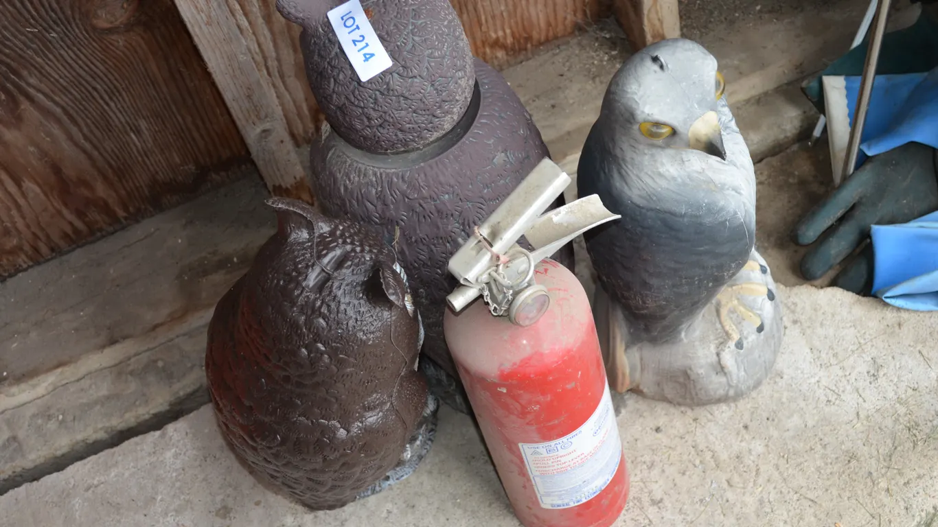 Fire Extinguisher Rodent Decoys