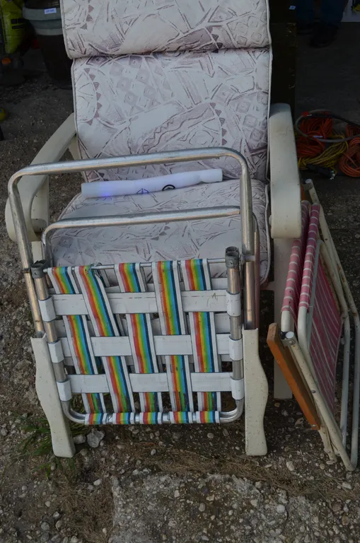 Patio Chair and Folding Chair