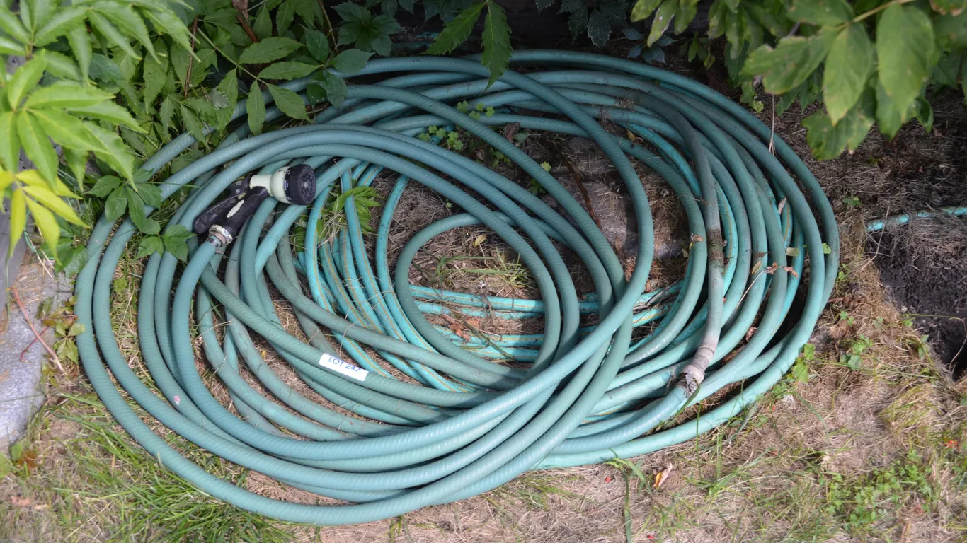 100' Garden Hose with Nozzle