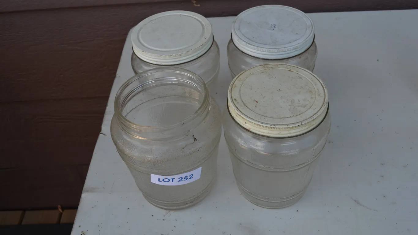 Antique Glass Jars