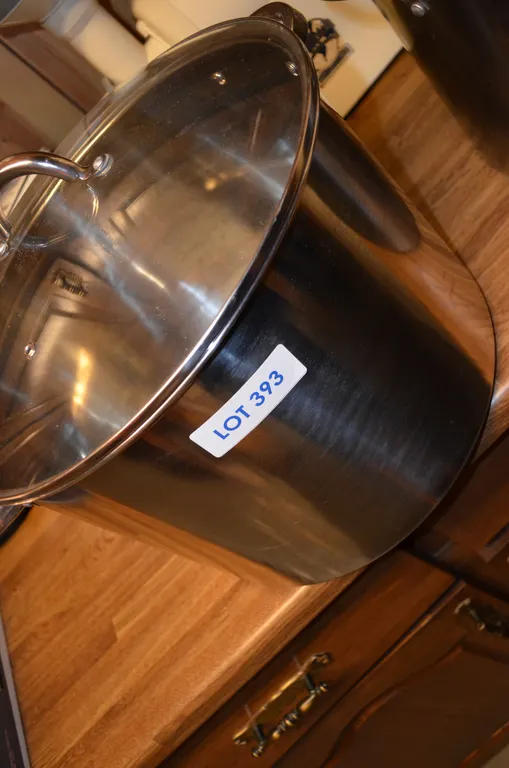 Stainless Steel Pot with glass cover