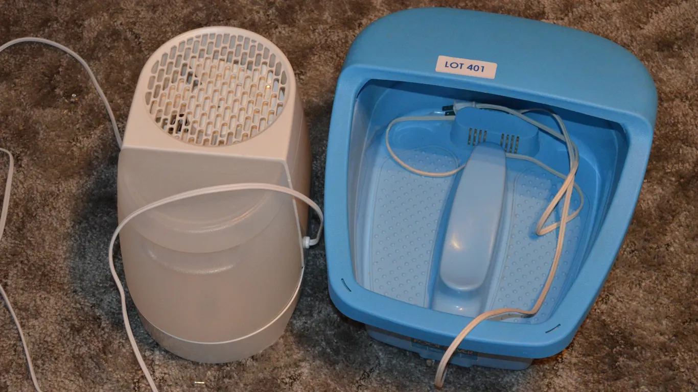 Foot Spa, Honeywell Humidifier