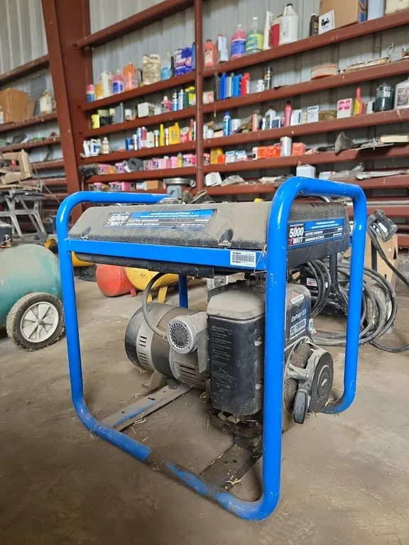 5000 watt portable electric generator