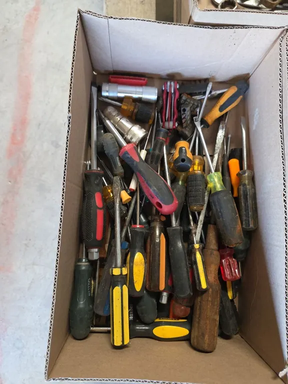 Box of screwdrivers