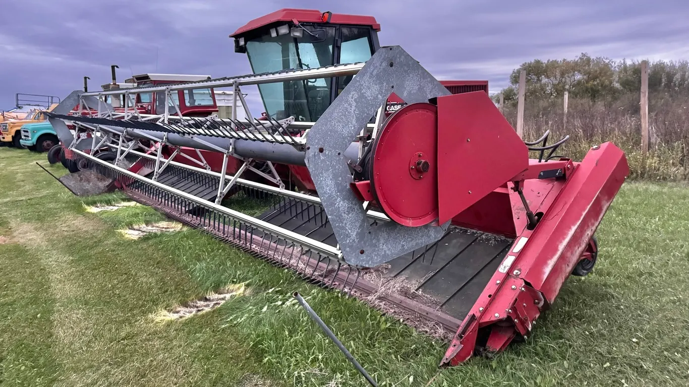 Case IH 8220 30’ self-propelled swather